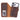 BloomCase Magic Apple iPhone 17 Pro Max(6.9") Mahogany Saddle Genuine Leather Detachable Wallet Phone Case | MagSafe &amp; RFID Protected