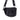 Alora Noir Croc Black Leather Waist Bag