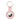 BloomPaw Blush Genuine Leather AirTag Case