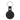 BloomPaw Noir Genuine Leather AirTag Case