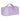 Ella Lilac Dusk Bloom – Leather Travel and Makeup Bag