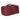 Ella Terra Burgundy Claret Red Leather Makeup Bag